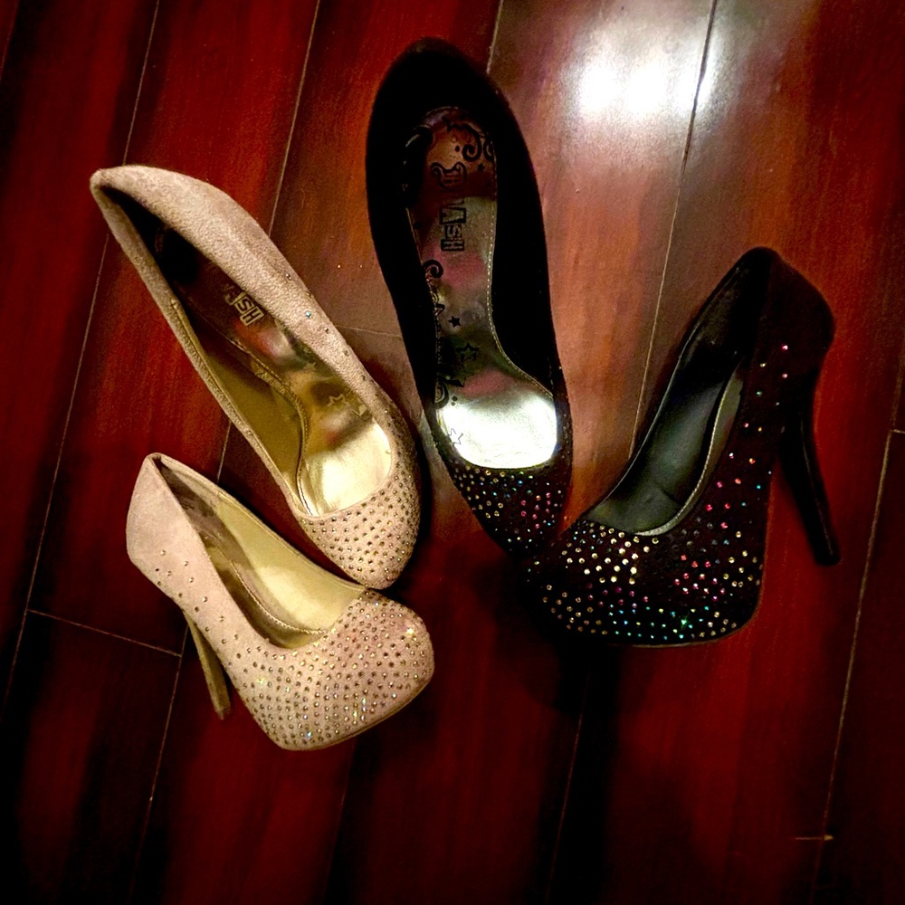 Brash Heels Size 6 & 6.5